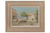 Untitled by Alan Stenhouse Gourley, oil on board, offered Dec 2021