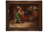 Untitled by Alex de Andreis, oil on canvas, offered Dec 2021