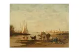 Untitled by Narcisse Berchère, oil on panel, offered Dec 2021