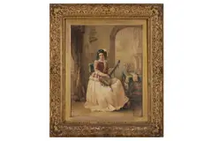 Untitled by Fanny Blake, 1845, watercolour and bodycolour37, offered Dec 2021