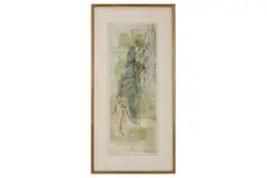 Untitled by Frederick Donald Blake, watercolour, offered Dec 2021