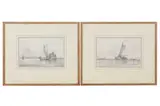 Untitled by Edward William Cooke, pencil, offered Dec 2021
