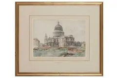 Untitled by Henry Charles Brewer, watercolour and pencil, offered Dec 2021