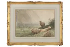 Untitled by John Robert Keitley Duff, watercolor, offered Dec 2021