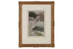 Untitled by Thomas Mackay, 1905, watercolour and bodycolour, offered Dec 2021