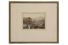 Untitled by James Duffield Harding, watercolour, offered Dec 2021