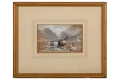 Untitled by Thomas Charles Leeson Rowbotham, watercolour and bodycolour, offered Dec 2021