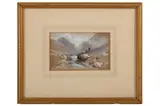 Untitled by Thomas Charles Leeson Rowbotham, watercolour and bodycolour, offered Dec 2021