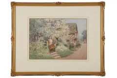 Untitled by Joseph Kirkpatrick, watercolour, offered Dec 2021