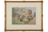 Untitled by Joseph Kirkpatrick, watercolour, offered Dec 2021
