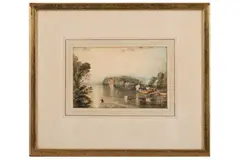 After j by Robert Wallis, watercolour, offered Dec 2021