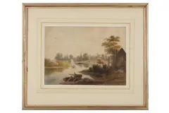 Untitled by Joseph Clarendon Smith, pencil and watercolour22, offered Dec 2021