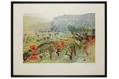 Untitled by Patrick Procktor, lithograph, offered Dec 2021
