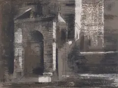 Westminster School I by John Piper, Lithograph printed in colours, sold Feb 2018