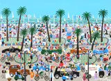 La Croisette by P Le Meur, Oil on canvas, sold Jan 2018