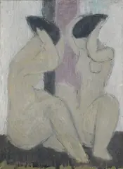 Woman In Mirror by Haroutioun Torossian, oil on canvas, offered Jan 2018