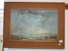 Landscape Oil by William Ware, Oil on board, sold Dec 2017