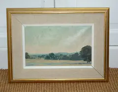 Landscape by David Rolt, Oil on canvas, offered Dec 2017