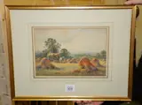 A Summer Cornfield Watercolour Inscribed, lower left by Henry John Kinnaird, Watercolour, offered Dec 2017