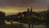 The Kennet at Woolhampton by Richard Henry Nibbs, Oil on canvas, offered Dec 2017