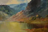 Ballinluig, Perthshire Oil on canvas Signed with pseudonym W by Francis F. Jamieson, Oil on canvas, sold Dec 2017