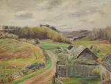 Canadian landscape Oil on canvas Signed lower right 45 x 58cm (17 3/4 x 22 3/4in.) Provenance: The Milch Gallery, New York by Edward Speicher, Oil on canvas, offered Dec 2017