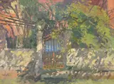 Water Gate off Palazzo by Peter Kuhfeld, Oil on canvas-board, offered Dec 2017