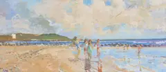 High Summer by Peter Kuhfeld, Oil on board, sold Dec 2017