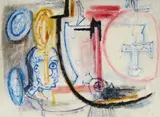 Man becometh the machine II Oil by David Carr, Oil on board, offered Dec 2017