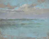 The Sea by Diana Armfield, Pastel, sold Dec 2017