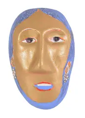 Mask Painted ceramic Signed and dated 96 on the underside 20 x 14cm (8 x 5 1/2in.) Executed in 1996 for the Prince's Trust by Patrick Procktor, 1996, sculpture, offered Dec 2017
