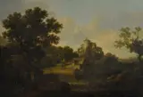Landscape Oil by George Smith, Oil on canvas, sold Nov 2017