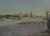 London's Changing Skyline Oil by Cosmo Clark, 1963, Oil on canvas, offered Nov 2017