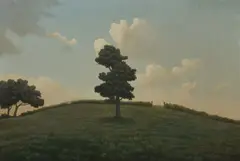 Landscape Oil on canvas 61 x 91cm (24 x 36in.) Painted in 1963 by Algernon Newton, 1963, Oil on canvas, sold Nov 2017