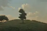 Landscape Oil on canvas 61 x 91cm (24 x 36in.) Painted in 1963 by Algernon Newton, 1963, Oil on canvas, sold Nov 2017