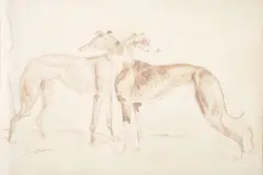 Lower left by Henry Alken Senior, Watercolour over pencil, sold Nov 2017
