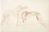 Lower left by Henry Alken Senior, Watercolour over pencil, sold Nov 2017