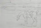 Untitled by James Seymour, Pencil, sold Nov 2017