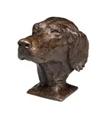 Head of a Setter by Ben Panting, Bronze, sold Nov 2017
