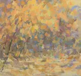Trees Oil by Richard Robbins, Oil on canvas, offered Oct 2017