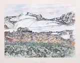 Stirling in Winter Acrylic on paper Signed by Doug Scott, Acrylic on paper, offered Oct 2017