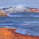 Lock Etive & Connel Bridge Mixed media on paper by Margaret Ballantyne, Mixed media on paper, offered Oct 2017