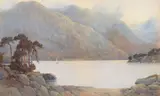 Loch Lomond Watercolour Signed, lower right 31 x 52cm (12 1/4 x 20 1/2in.) by John Fullwood, Watercolour, sold Oct 2017