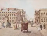 Waterloo Place by Ken Cherrington, Watercolour, offered Oct 2017