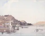 Early morning by Albert Gordon Thomas, Watercolour, offered Oct 2017