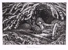 The Old Thorn Etching Signed in by Robin Tanner, Etching, sold Oct 2017