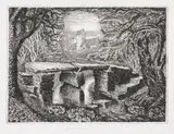 The Clapper Bridge Etching Signed in by Robin Tanner, Etching, sold Oct 2017