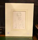 Portrait of man Pencil Signed by Roy Petley, Pencil, offered Oct 2017