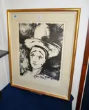 Untitled by Albert Houtheusen, lithograph, sold Oct 2017