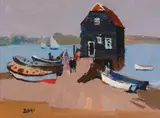 Bosham Oil by Donald McIntyre, Oil on board, sold Oct 2017